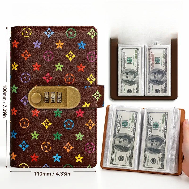 Geometric Pattern Lock Wallet