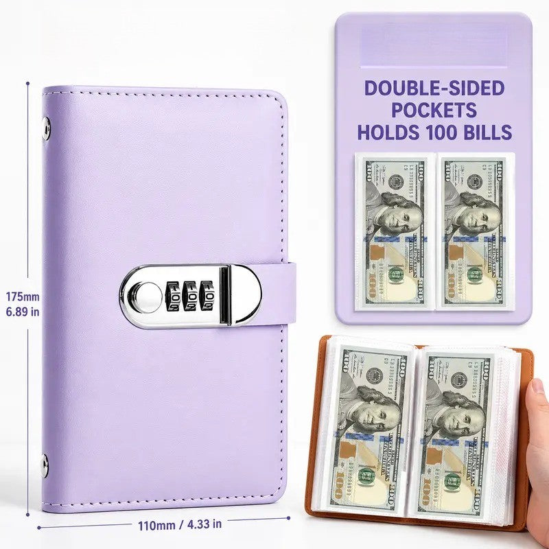 Geometric Pattern Lock Wallet