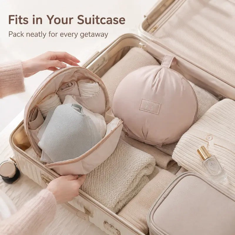 Round Travel Storage Pouch