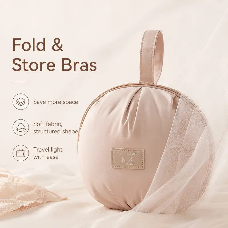 Round Travel Storage Pouch