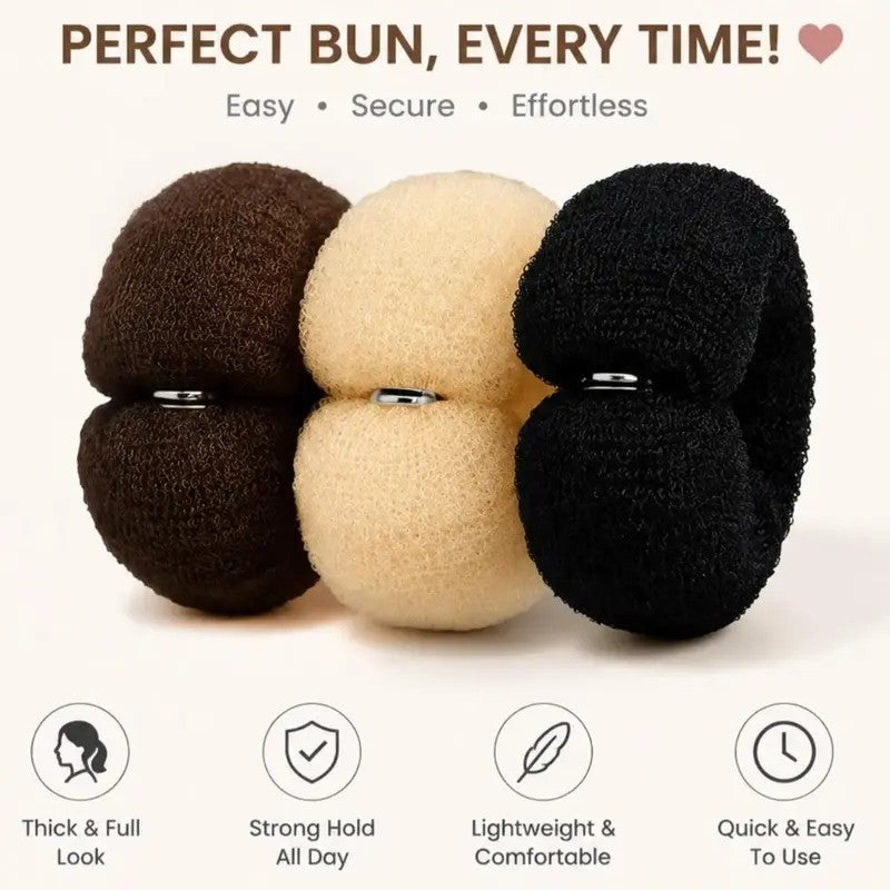 Textured Hair Bun Maker Set