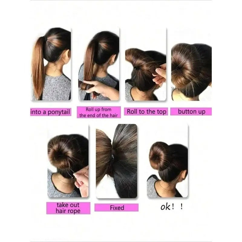 Textured Hair Bun Maker Set