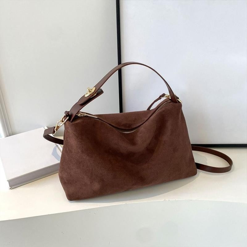 Suede Shoulder Bag