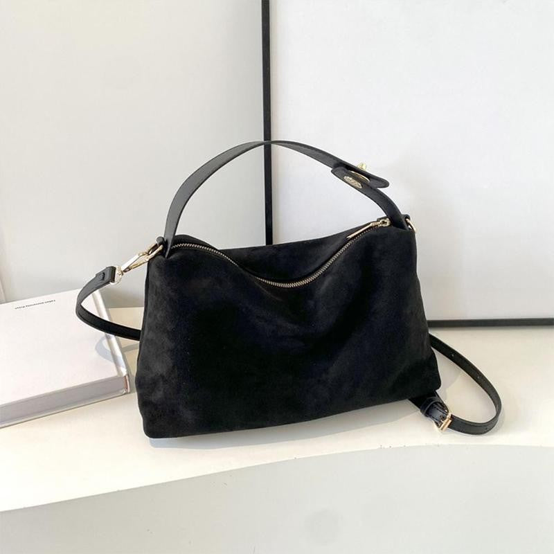 Suede Shoulder Bag