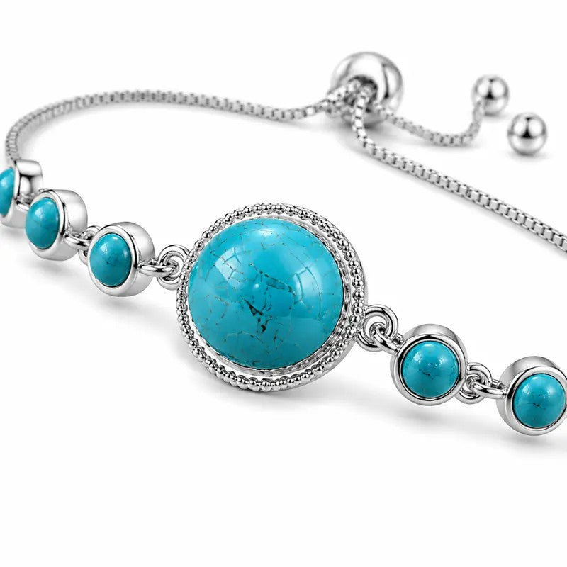 Moonstone Oval Adjustable Bracelet