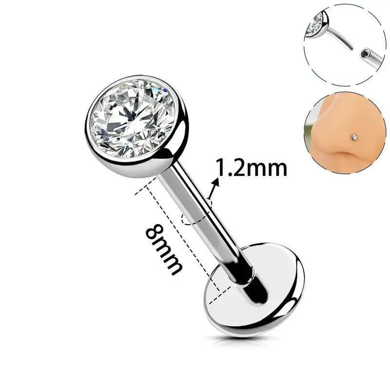Crystal Star Flat Back Stud