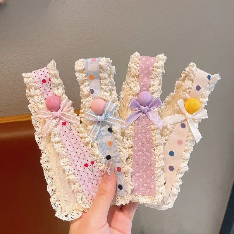 Lace Bow Hair Clip