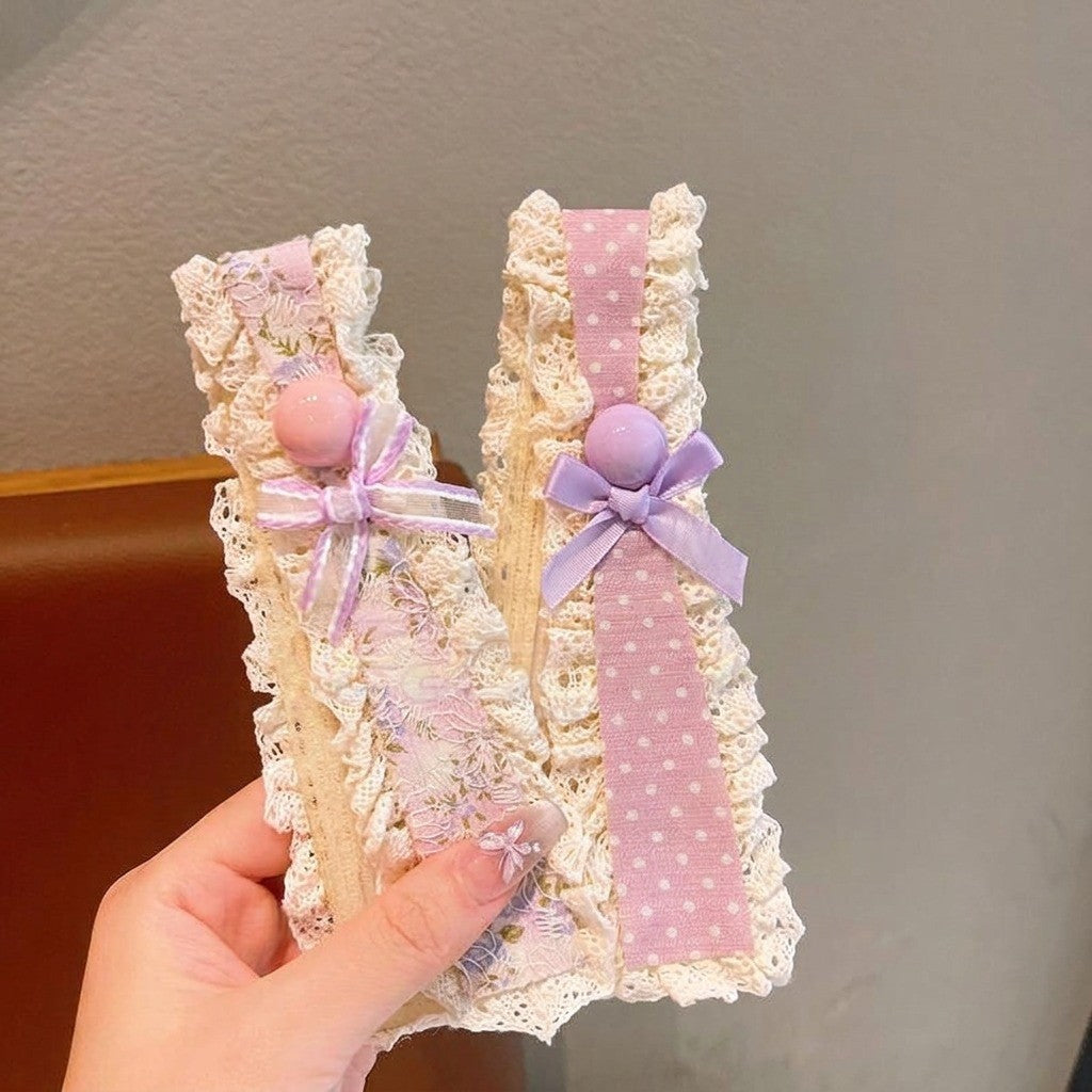 Lace Bow Hair Clip