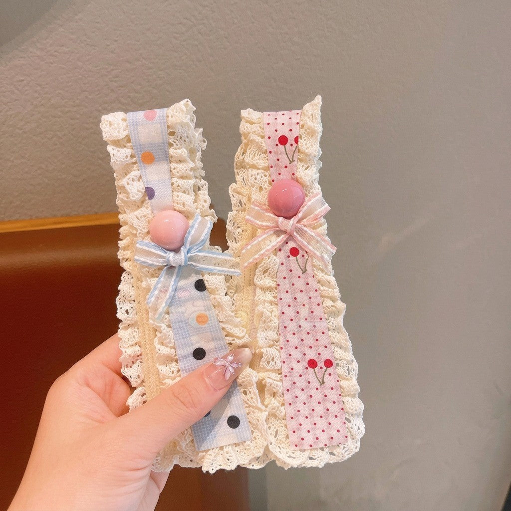 Lace Bow Hair Clip