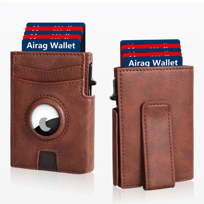 Leather Pop-Up Card Wallet