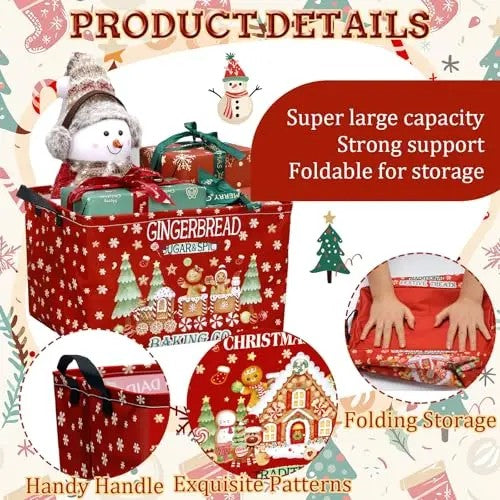 Gingerbread Holiday Storage Basket