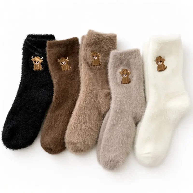 Embroidered Calf Sock Set