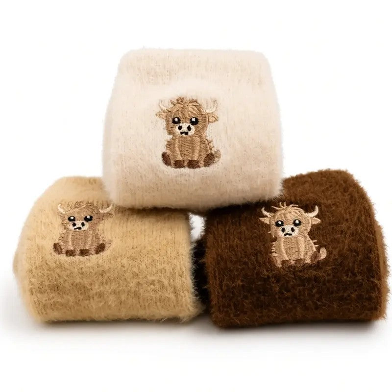 Embroidered Calf Sock Set
