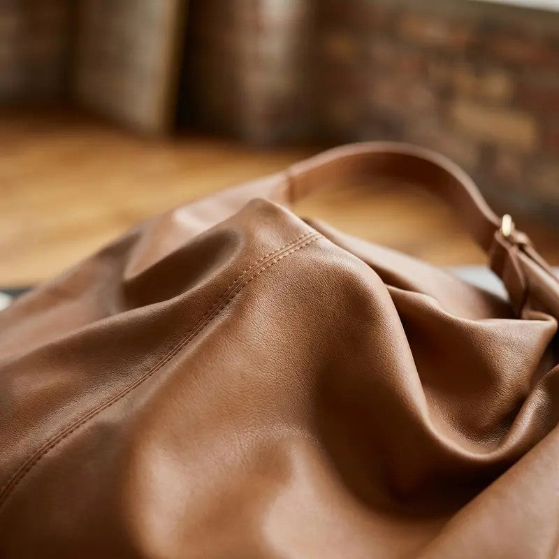 Soft Leather Hobo Bag