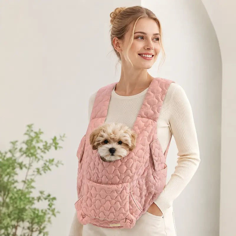 Quilted Pet Carrier Vest