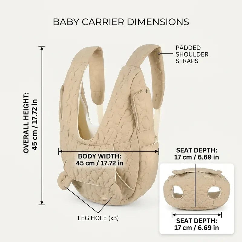 Quilted Pet Carrier Vest
