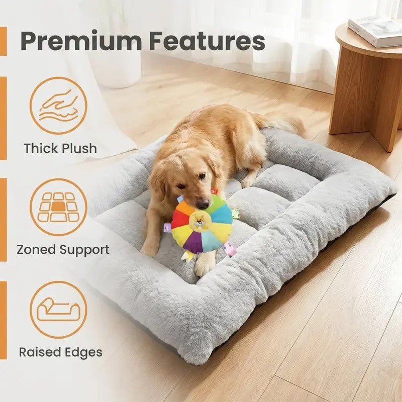 Plush Square Pet Bed