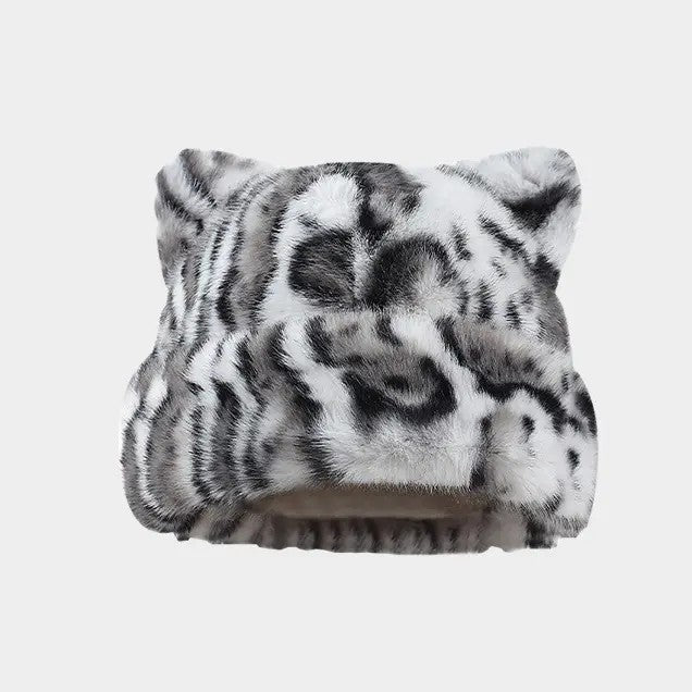 Leopard Cat Ear Beanie