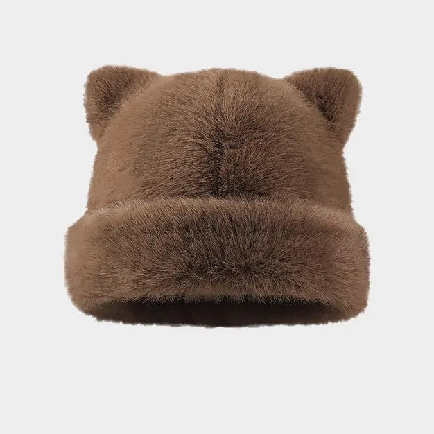 Leopard Cat Ear Beanie