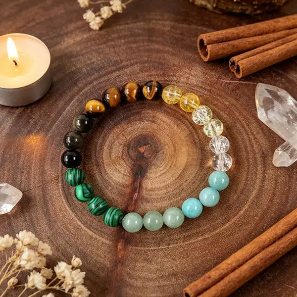 Earth Tone Beaded Bracelet