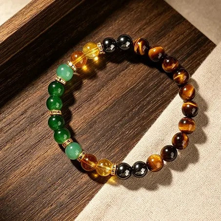 Earth Tone Beaded Bracelet