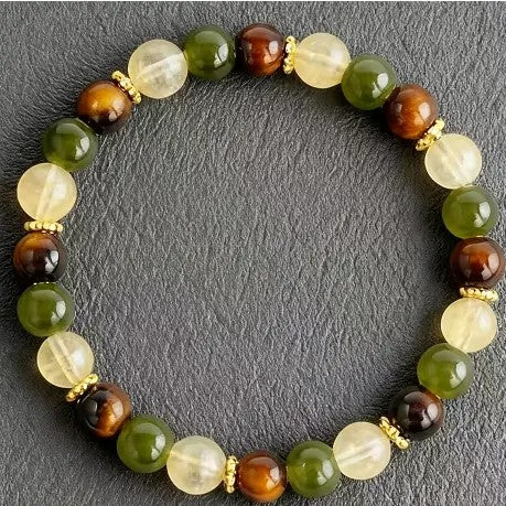 Earth Tone Beaded Bracelet
