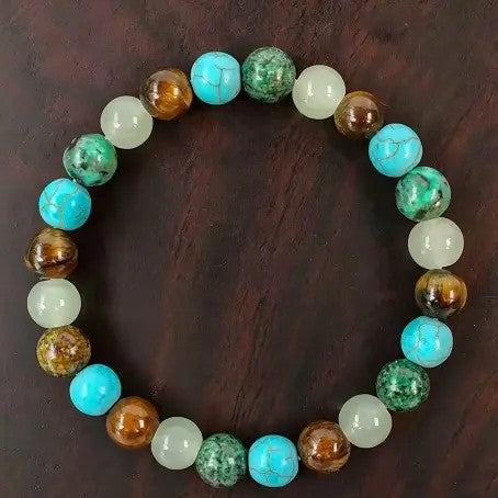 Earth Tone Beaded Bracelet