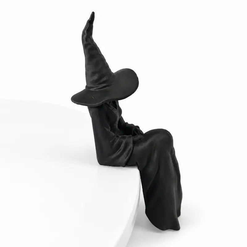 Black Witch Shelf Sitter Figurine
