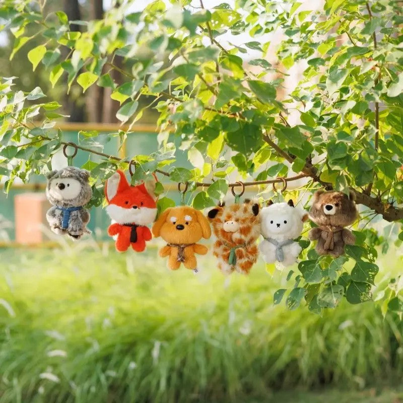 6 Piece Woodland Animal Plush Set