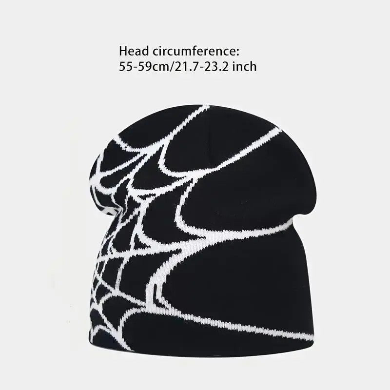 Spider Web Knit Beanie