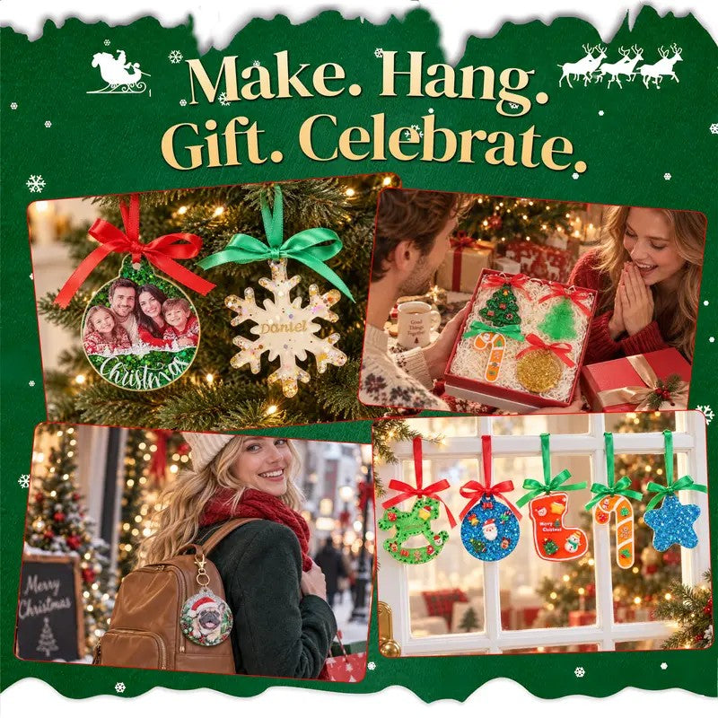 Christmas Ornament Resin Craft Kit