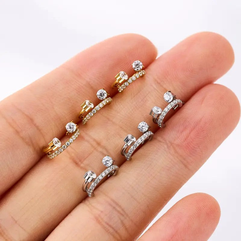 Double Hoop Nose Ring