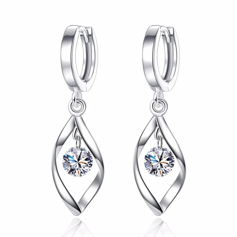 Crystal Water Drop Earrings