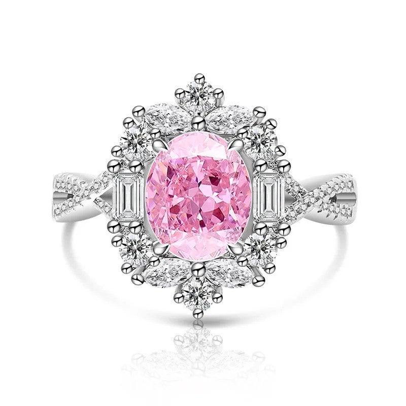 Oval Halo Ring