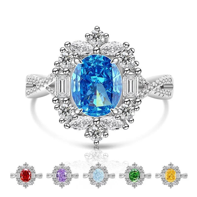 Oval Halo Ring