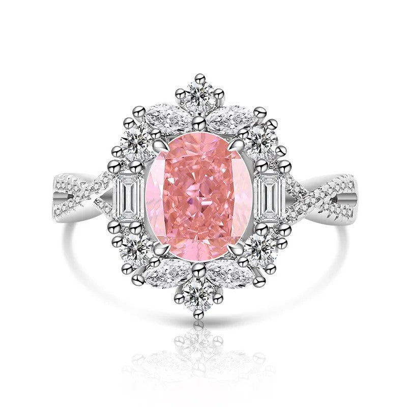 Oval Halo Ring