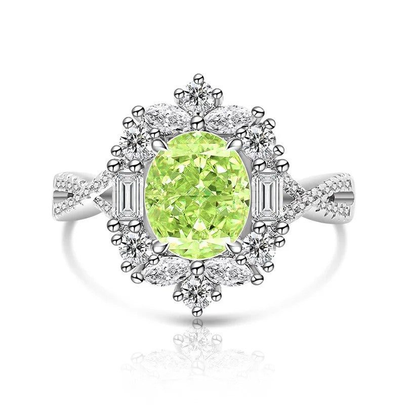 Oval Halo Ring