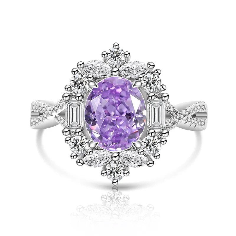 Oval Halo Ring