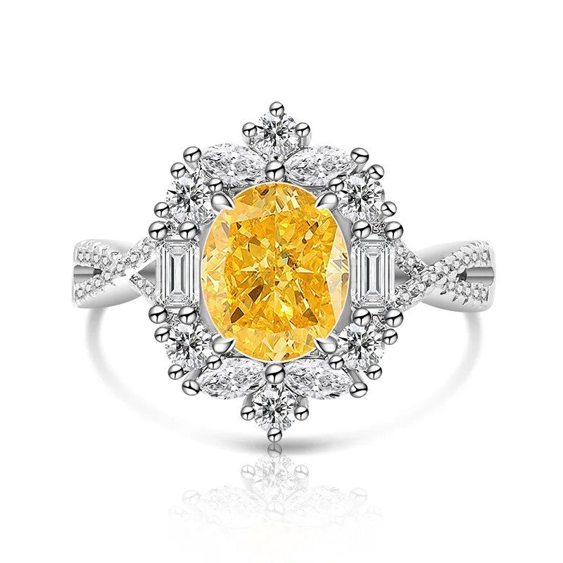 Oval Halo Ring
