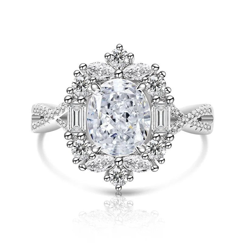 Oval Halo Ring