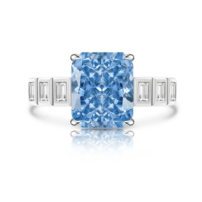 Rectangle Cut Zircon Ring