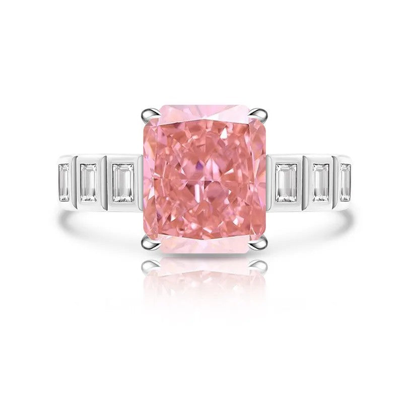 Rectangle Cut Zircon Ring