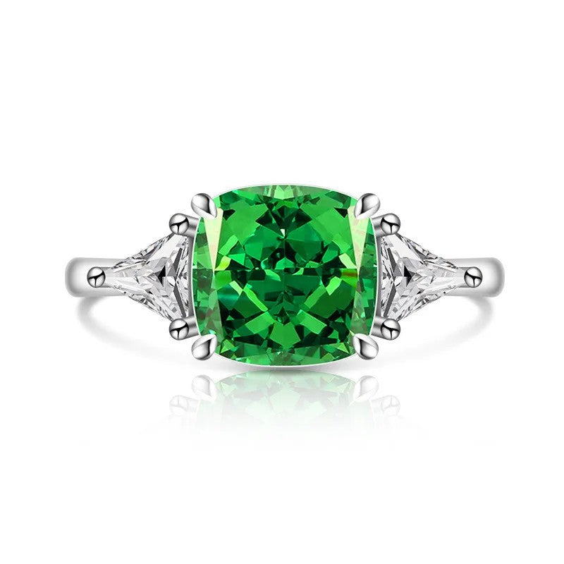 Square Zircon Statement Ring