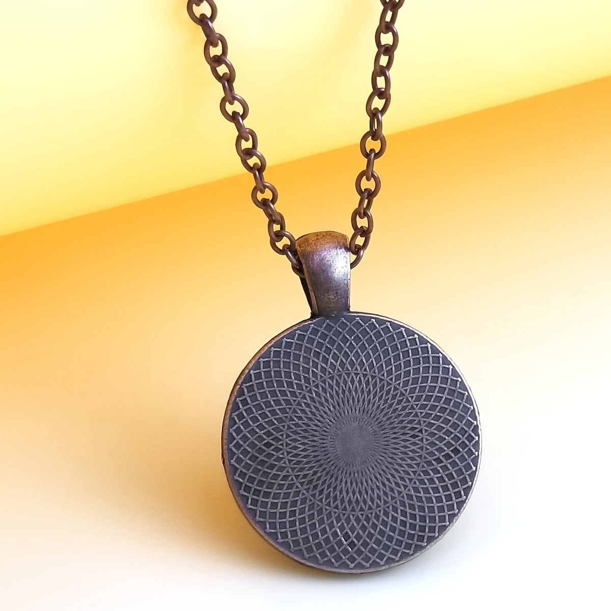 Vintage Library Pendant Necklace