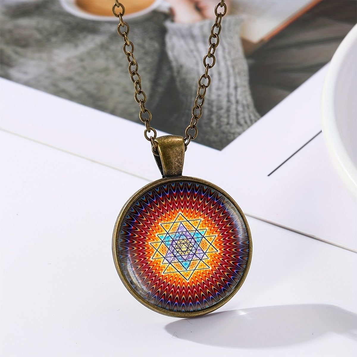 Sri Yantra Mandala Necklace