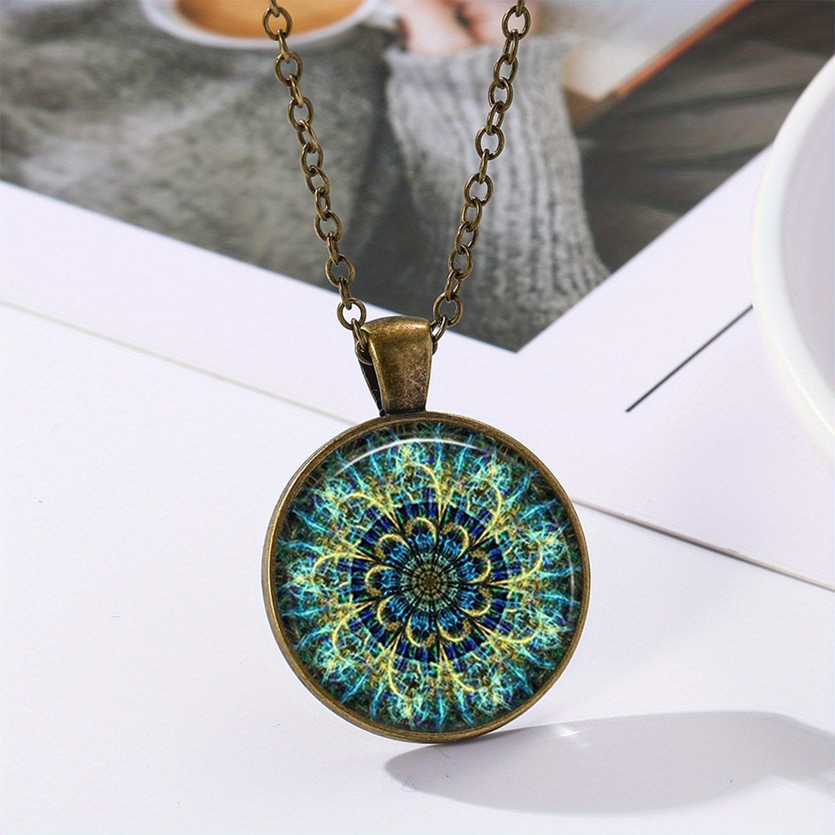 Sri Yantra Mandala Necklace
