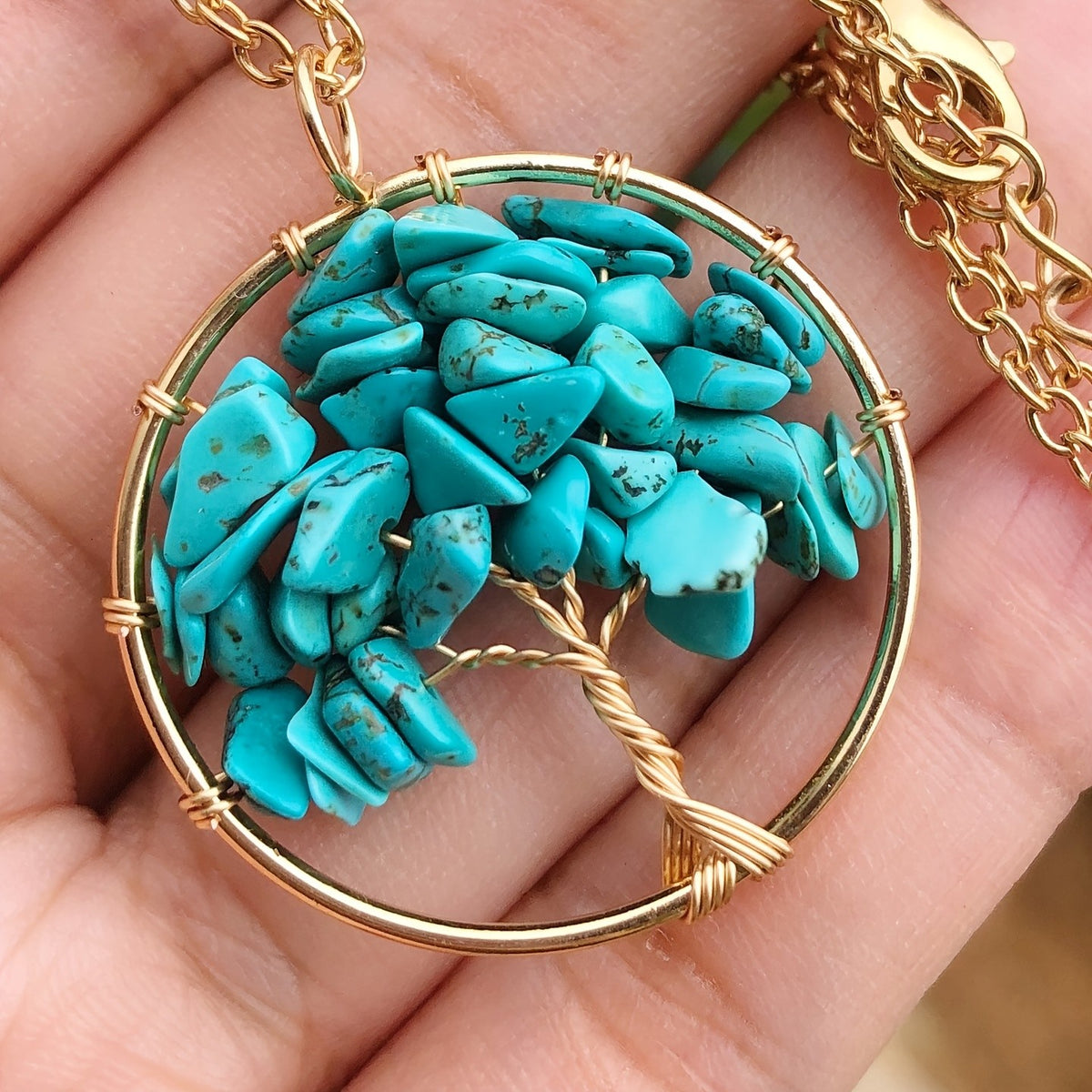 Crystal Tree of Life Necklace