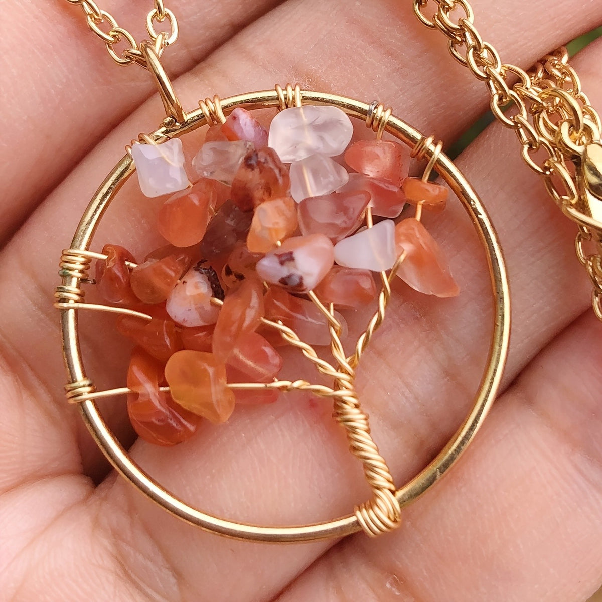 Crystal Tree of Life Necklace