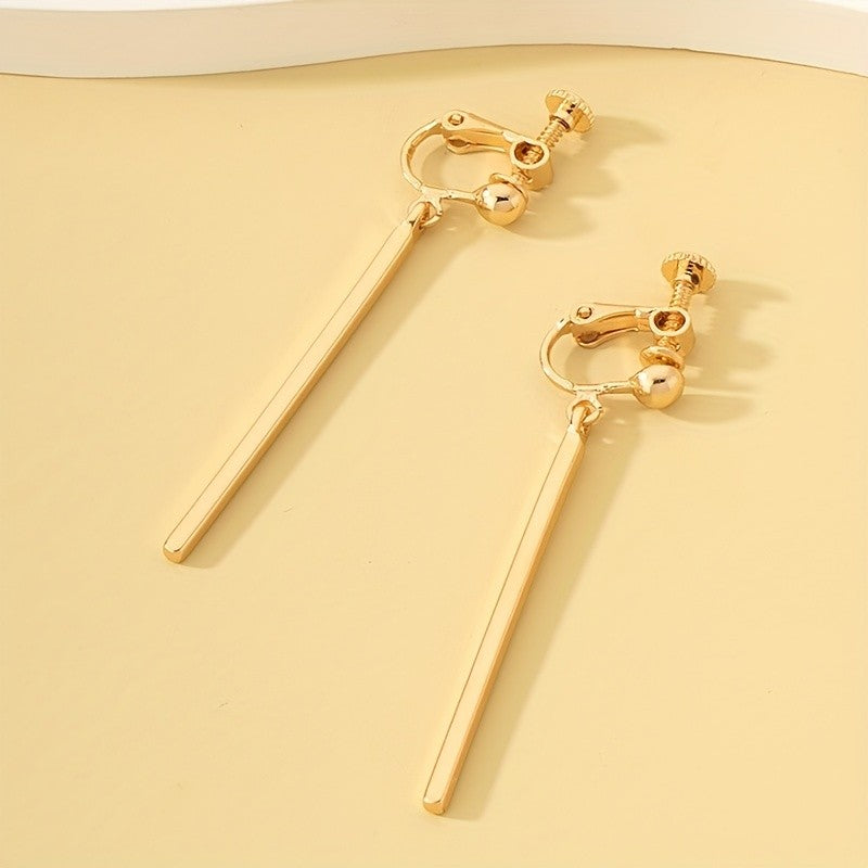 Sleek Bar Clip-On Earrings