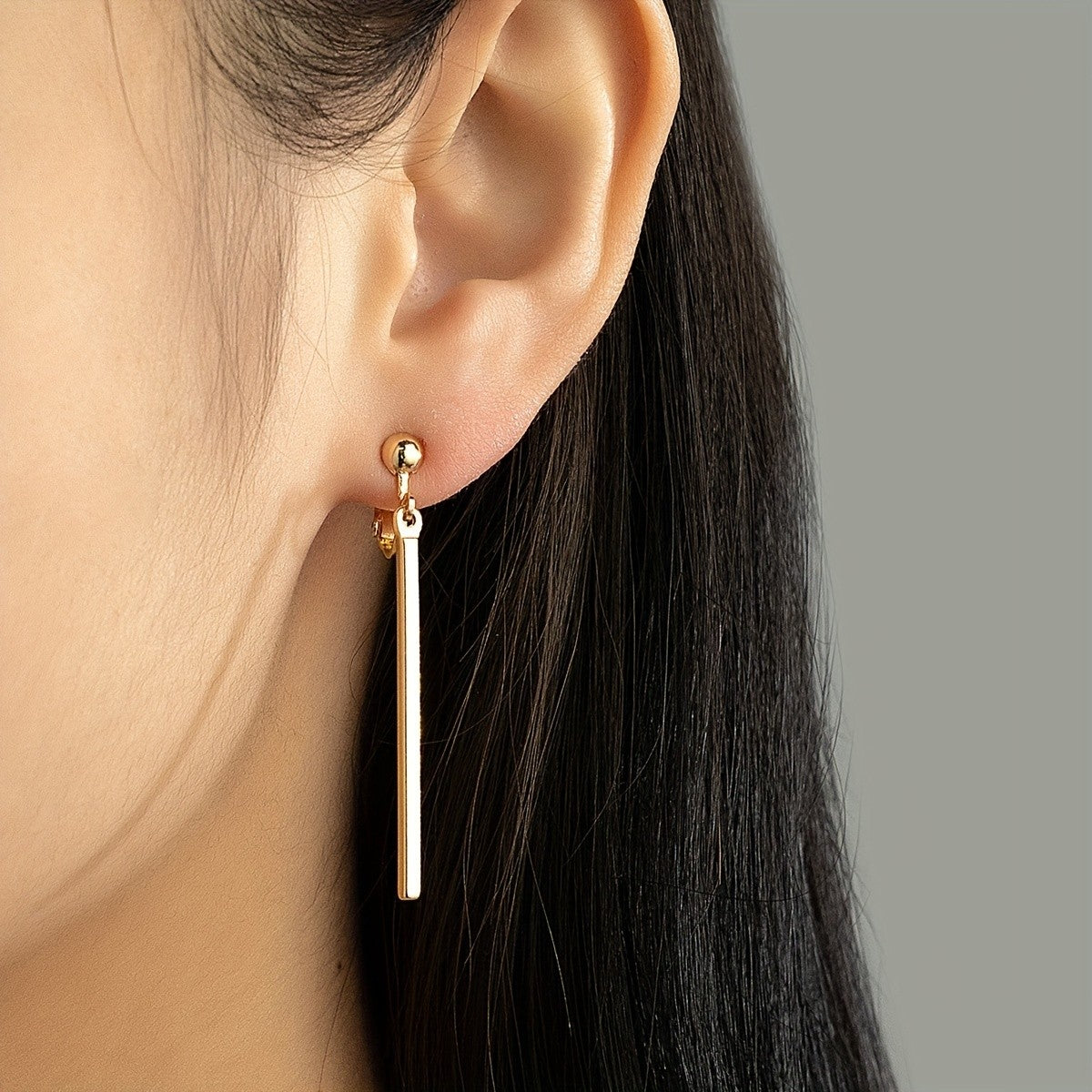 Sleek Bar Clip-On Earrings